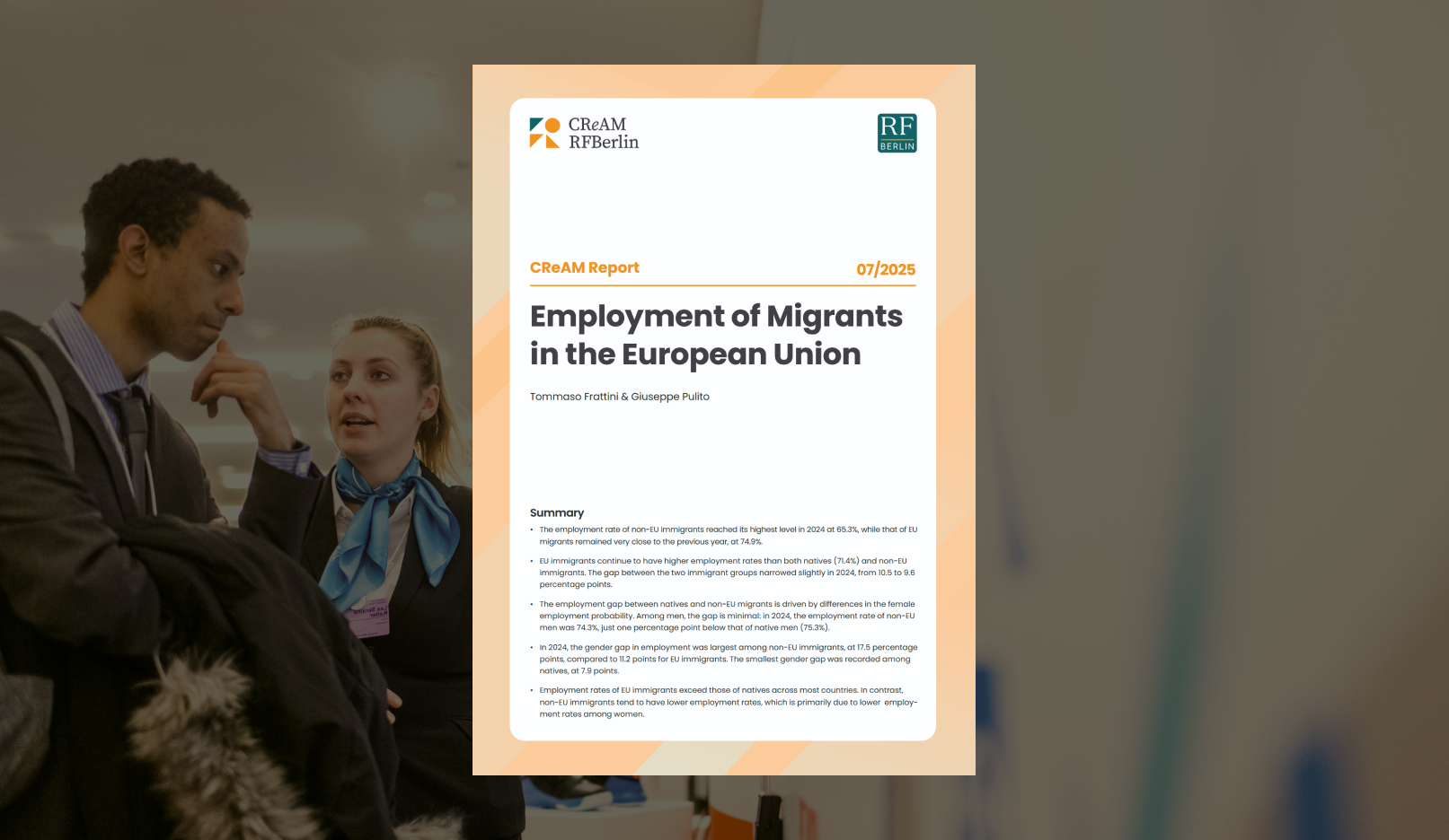 CReAM Report: Employment of Migrants in the European Union
